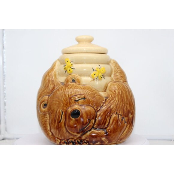 Cookie Jar - Sleeping Bear with Honey Pot by McCoy - Picture 6 of 6